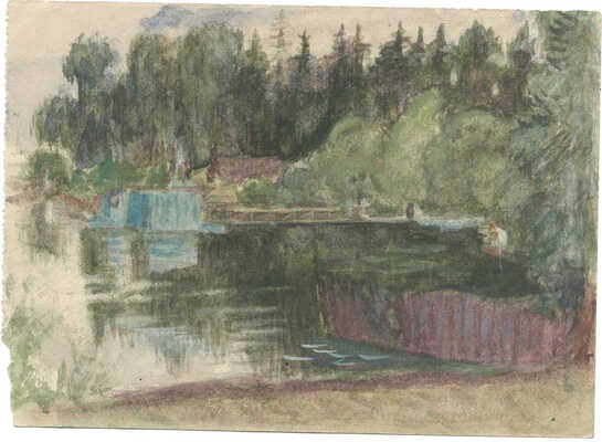 Бехтеев Владимир Георгиевич. Лот из двух работ: «Озеро Сенеж. Лето» и «Сенеж»